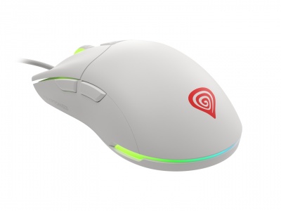Genesis | Ultralight Gaming Mouse | Krypton 750 | Wired | Optical | Gaming Mouse | USB 2.0 | White | Yes