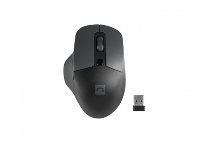 Natec Mouse, BlackBird 2, Silent, Wireless, 1600 DPI, Optical, Black | Natec | Mouse | Optical | Wireless | Black/Gray | BlackBird 2
