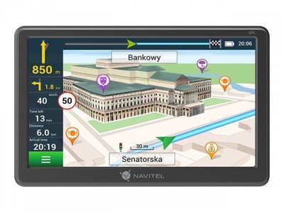 Navitel | GPS Navigator With a Magnetic Mount | E707 Magnetic | 800 x 480 | GPS (satellite) | Maps included