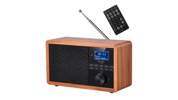 Adler | Radio DAB+ Bluetooth | AD 1184 | Alarm function | Black/Brown