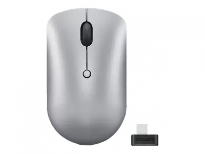 Lenovo | Compact Mouse | 540 | Red optical sensor | Wireless | 2.4 GHz via USB-C | Cloud Grey | 1 year(s)