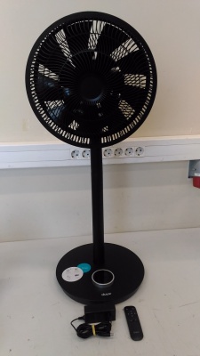 SALE OUT. SALE OUT. Duux | Smart Fan | Whisper Flex Smart Black with Battery Pack | Stand Fan | USED, DAMAGED PACKAGING, SMALL MARKS ON STAND, BATTERY NOT WORKING, CRACK ON BACK | Black | Diameter 34 cm | Number of speeds 26 | Oscillation | 2-22 W | Remot