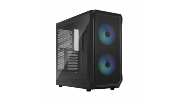 Fractal Design | Focus 2 | Side window | RGB Black TG Clear Tint | Midi Tower | Power supply included No | ATX