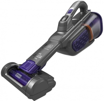 BLACK & DECKER Vacuum Cleaner | BHHV520BFP-QW | Cordless operating | 18 V | Black/Purple