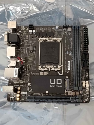 SALE OUT. Gigabyte | H610I DDR4 1.0 M/B | Processor family Intel | Processor socket  LGA1700 | DDR4 DIMM | Memory slots 2 | Supported hard disk drive interfaces 	SATA, M.2 | Number of SATA connectors 4 | Chipset Intel H610 Express | Mini-ITX | REFURBISHED