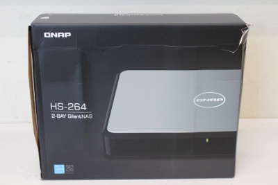 SALE OUT. | SALE OUT. QNAP | 2-Bay SATA fanless home NAS | HS-264 | Up to 2 SATA 6Gb/s, 3Gb/s | Intel Celeron | N5105 4-core/4-thread | Processor frequency 2.9 GHz | 8 GB | N/A | DAMAGED PACKAGING