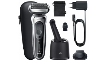 Braun | Shaver | 71-S7200cc | Operating time (max) 50 min | Wet & Dry | Silver/Black