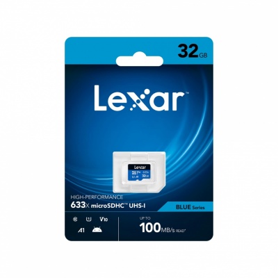 Lexar | Memory card | LMS0633064G-BNNNG | 64 GB | microSDXC | Flash memory class UHS-I