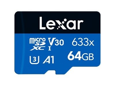 Lexar | Memory card | LMS0633064G-BNNNG | 64 GB | microSDXC | Flash memory class UHS-I