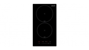 CATA | Hob | ISB 3102 BK | Induction | Number of burners/cooking zones 2 | Slider | Timer | Black