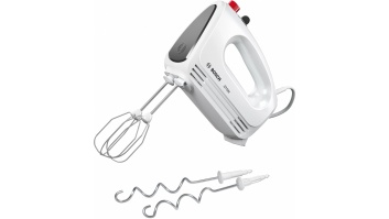 Bosch | Hand Mixer | MFQ22100 CleverMixx | Hand Mixer | 375 W | Number of speeds 4 | Turbo mode | White/Dark Grey