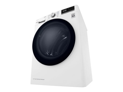 LG | Dryer Machine | RH80V3AV6N | Energy efficiency class D | Front loading | 8 kg | LED | Depth 69 cm | Wi-Fi | White