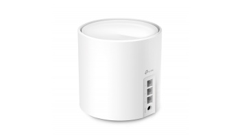 AX3000 Whole Home Mesh WiFi 6 Unit | Deco X50 (1-pack) | 802.11ax | 574+2402 Mbit/s | Ethernet LAN (RJ-45) ports 3 | Mesh Support Yes | MU-MiMO Yes | No mobile broadband | Antenna type Internal