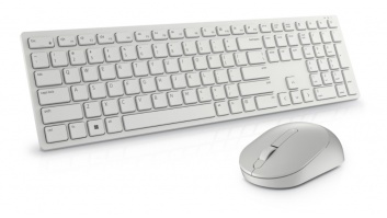 Dell | Keyboard and Mouse | KM5221W Pro | Keyboard and Mouse Set | Wireless | Mouse included | US | White | 2.4 GHz