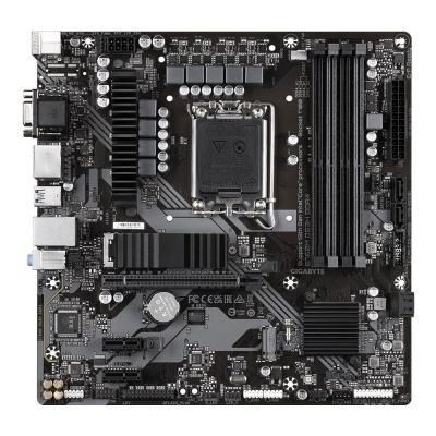 Gigabyte | B760M DS3H DDR4 1.0 M/B | Processor family Intel | Processor socket  LGA1700 | DDR4 DIMM | Memory slots 4 | Supported hard disk drive interfaces 	SATA, M.2 | Number of SATA connectors 4 | Chipset Intel B760 Express | Micro ATX
