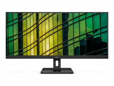 AOC | Monitor | U34E2M | 34 " | VA | WQHD | 21:9 | 100 Hz | 4 ms | 3440 x 1440 | 300 cd/m² | HDMI ports quantity 2 | Black