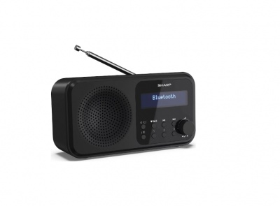 Sharp DR-P420(BK) Tokyo Portable Digital Radio, FM/DAB/DAB+, Bluetooth 5.0, USB or Battery Powered, Midnight Black | Sharp | Tokyo Portable Digital Radio | DR-P420(BK) | Bluetooth | Midnight Black
