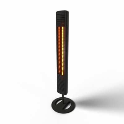 Mill | Outdoor Heater | OH2000ULGPFLOOR | Patio heater | 2000 W | Black | IP65