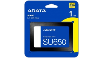 ADATA | Ultimate SU650 | 1000 GB | SSD form factor 2.5" | Solid-state drive interface SATA 6Gb/s | Read speed 520 MB/s | Write speed 450 MB/s