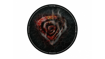 Genesis Tellur 400 Round Lava Floor Mat | Black