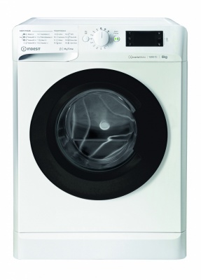 INDESIT | Washing machine | MTWSE 61294 WK EE | Energy efficiency class C | Front loading | Washing capacity 6 kg | 1151 RPM | Depth 42.5 cm | Width 59.5 cm | Display | Big Digit | White