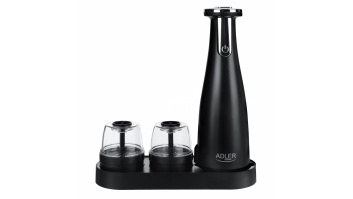 Adler | Electric Salt and pepper grinder | AD 4449b | Housing material ABS plastic | 7 W | Lithium | Matte Black