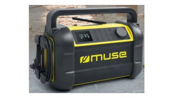 Muse | M-928 BTY | Jobsite Radio speaker | Waterproof | Bluetooth | Black/Yellow | Portable | Wireless connection