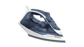 TEFAL | FV2837E0 | Steam Iron | 2400 W | Water tank capacity 150 ml | Continuous steam 35 g/min | Blue/White
