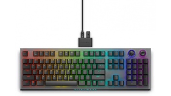 Dell | Alienware Tri-Mode AW920K | Wireless Gaming Keyboard | Wireless | RGB LED light | US | Bluetooth | Dark Side of the Moon | Numeric keypad | CHERRY MX Red | Wireless connection