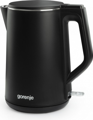 Gorenje | Kettle | K15DWBK | Electric | 2200 W | 1.5 L | Stainless steel | 360° rotational base | Black