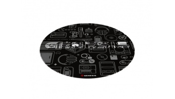 Genesis Protective Floor Mat Tellur 300 Round Gear Polyester | Floor Mat | Multicolor