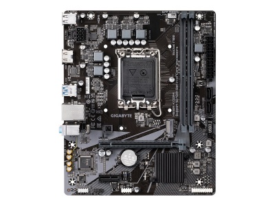 Gigabyte | H610M K DDR4 1.0 M/B | Processor family Intel | Processor socket  LGA1700 | DDR4 DIMM | Memory slots 2 | Supported hard disk drive interfaces 	SATA, M.2 | Number of SATA connectors 2 | Chipset Intel H610 Express | Micro ATX
