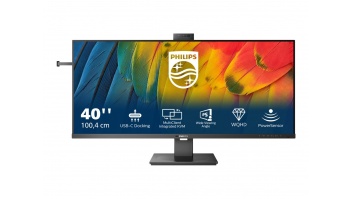 Philips | Business Monitor | 40B1U5601H/00 | 40 " | IPS | 21:9 | 100 Hz | 4 ms | 3440 x 1440 pixels | 300 cd/m² | Black
