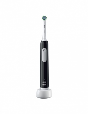 Oral-B | Electric Toothbrush | Pro Series 1 Cross Action | Rechargeable | For adults | Number of brush heads included 1 | Number of teeth brushing modes 3 | Black