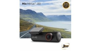 MIO MiVue J30 Dash Cam | Mio | Wi-Fi | 1440P recording; Superb picture quality 4M Sensor; Super Capacitor, Integrated Wi-Fi, 140° wide angle view, 3-Axis G-Sensor