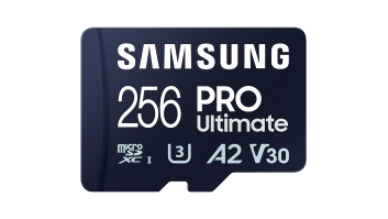 Samsung | MicroSD Card with Card Reader | PRO Ultimate | 256 GB | microSDXC Memory Card | Flash memory class U3, V30, A2