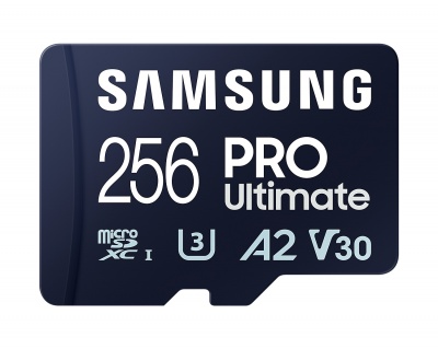 Samsung | MicroSD Card with Card Reader | PRO Ultimate | 256 GB | microSDXC Memory Card | Flash memory class U3, V30, A2
