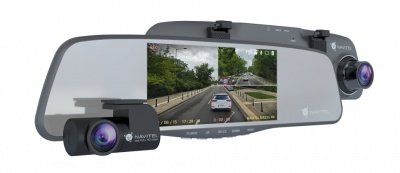 Navitel | Smart rearview mirror equipped with a DVR | MR255NV | IPS display 5''; 960x480 | Maps included