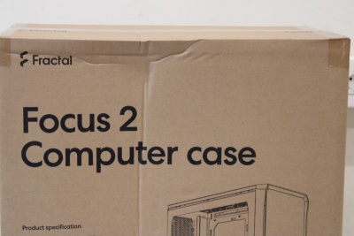 SALE OUT. Fractal Design | Focus 2 | Side window | RGB White TG Clear Tint | Midi Tower | DAMAGED PACKAGING | Power supply included No | ATX