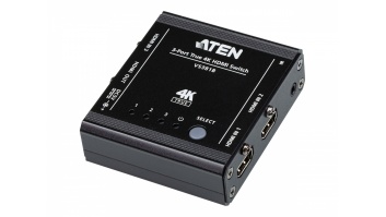 Aten | 3-Port True 4K HDMI Switch | VS381B | Input: 3 x HDMI Type A Female; Output: 1 x HDMI Type A Female