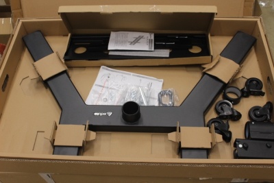 SALE OUT.  | SALE OUT. EDBAK | TR5c-B | Trolleys & Stands | 42-65 " | Maximum weight (capacity) 80 kg | USED AS DEMO, SCRATCHED | Black