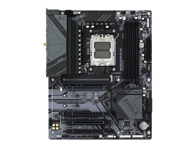Gigabyte | B650 EAGLE AX | Processor family AMD | Processor socket AM5 | DDR5 | Supported hard disk drive interfaces M.2, SATA | Number of SATA connectors 4
