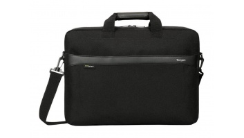 Targus | TBS576GL | GeoLite EcoSmart Essential Laptop Case | Fits up to size 13-14 " | Slipcase | Black | Shoulder strap