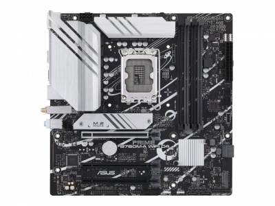 Asus | PRIME B760M-A WIFI D4 | Processor family Intel | Processor socket LGA1700 | DDR4 DIMM | Supported hard disk drive interfaces SATA, M.2 | Number of SATA connectors 4