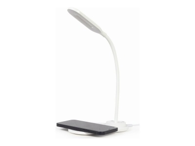 Gembird | Desk lamp with wireless charger | TA-WPC10-LED-01-W