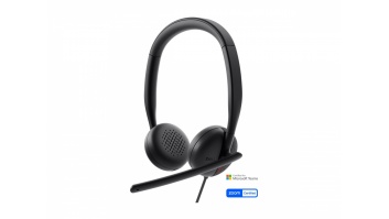 Dell | Headset | WH3024 | Built-in microphone | USB-C, USB-A | Black