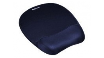 Fellowes | Foam mouse pad with wrist support | Mouse pad with wrist pillow | 202 x 235 x 25 mm | Sapphire