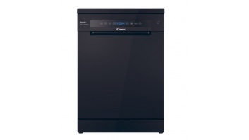 Dishwasher | CF 5C6F0B | Free standing | Width 59.7 cm | Number of place settings 15 | Number of programs 8 | Energy efficiency class C | Display | Black