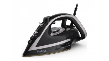 TEFAL | FV8062 Puregliss | Steam Iron | 3000 W | Water tank capacity 0.27 ml | Continuous steam 50 g/min | Steam boost performance 280 g/min | Black/Grey