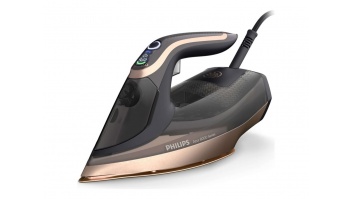 Philips | Azur DST8041/80 | Steam Iron | 3000 W | Water tank capacity 350 ml | Continuous steam 80 g/min | Steam boost performance 260 g/min | Black/Gold